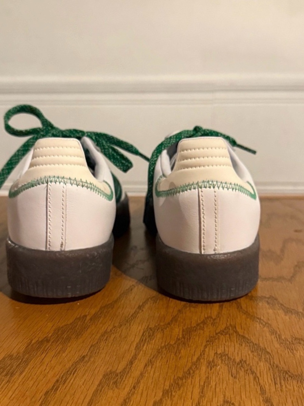 Adidas sambas, green and white, size 9 - Picture 5 of 5